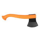 MORAKNIV lightweight outdoor axe with orange ergonomic handle and black boron steel blade with protective cover.