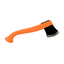 MORAKNIV Lightweight outdoor camping axe with orange ergonomic handle and black boron steel blade with edge protection.