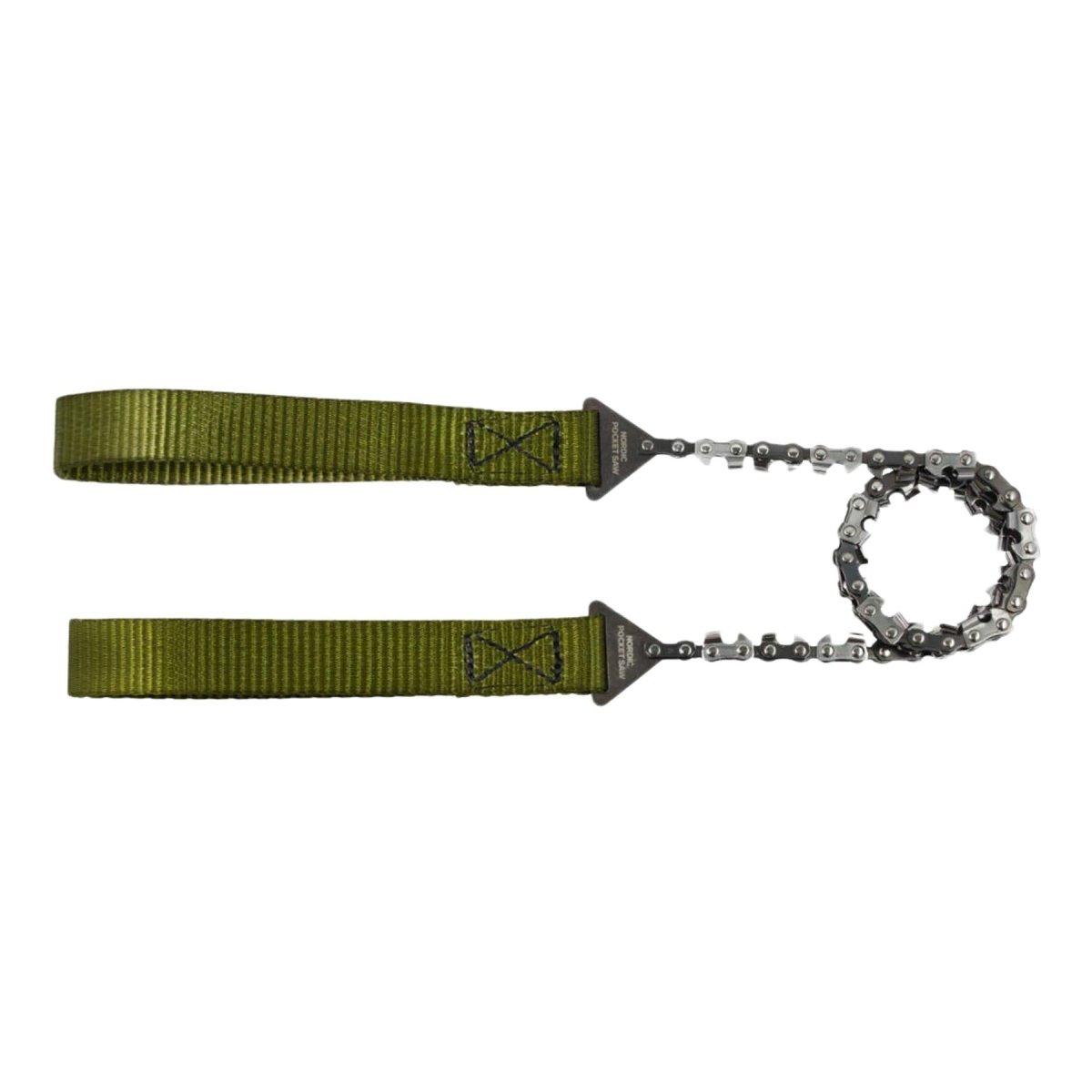Noordse pocketzaag Emergency Outdoor Hand Chainsaw compacte kwaliteit groene handgrepen