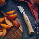 Opinel N°07 Kastanje Knoflook Opvouwbaar Zakmes 12C27 Lemmet Walnoot Handvat