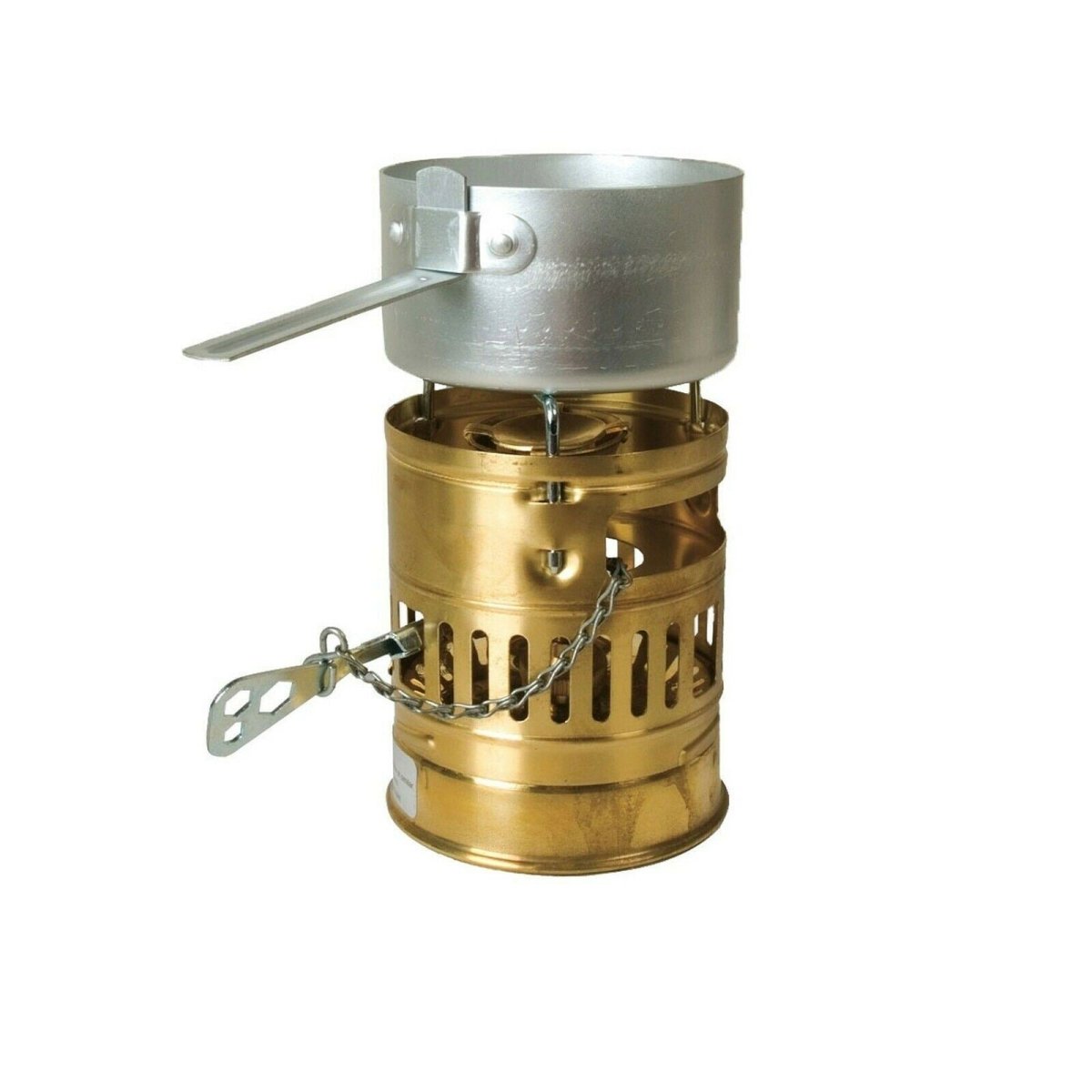 Optimus svea fornuis klassiek witte gasbrander licht benzine vaste messing kan brandstof