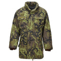 Origineel Tsjechisch militair parka-stijl jack met voering van imitatiebont M95 camouflage