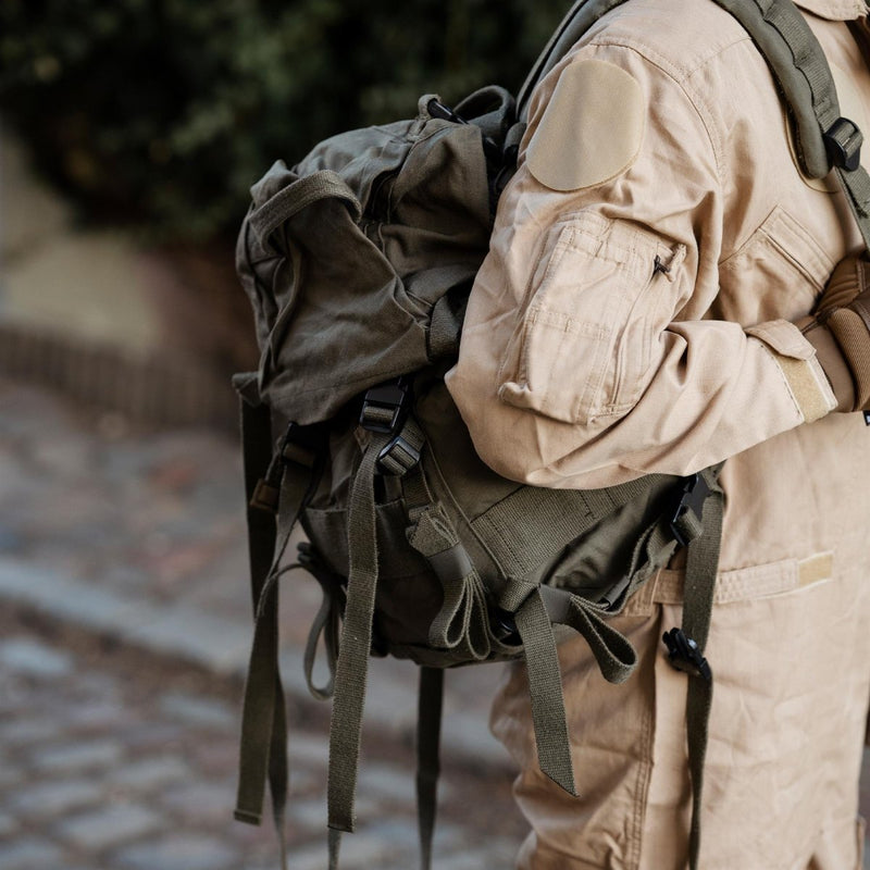 Originele Oostenrijk militaire tactische rugzak afneembare bovenklep 25l od green
