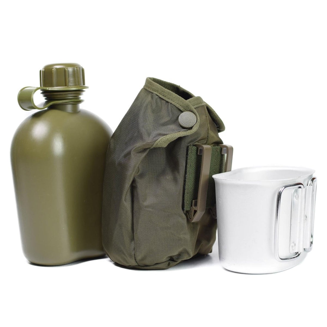 MIL-TEC kantinebekerzakje in Oostenrijkse legerstijl, 1 liter, olijfgroen NIEUW