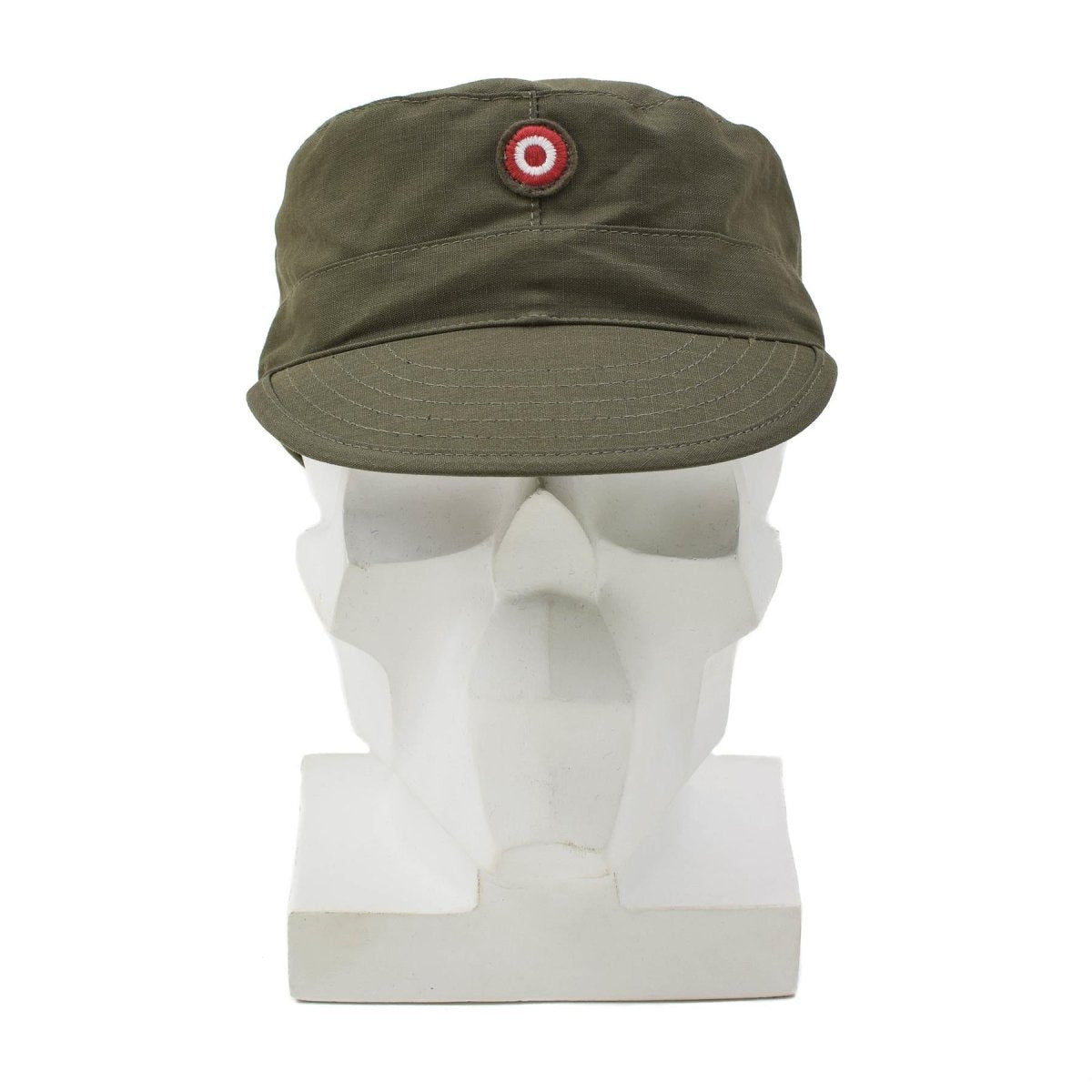 Originele Oostenrijkse leger KAZ03 gevechtspet, duurzame ripstop, militair uitgegeven, olijfgroen