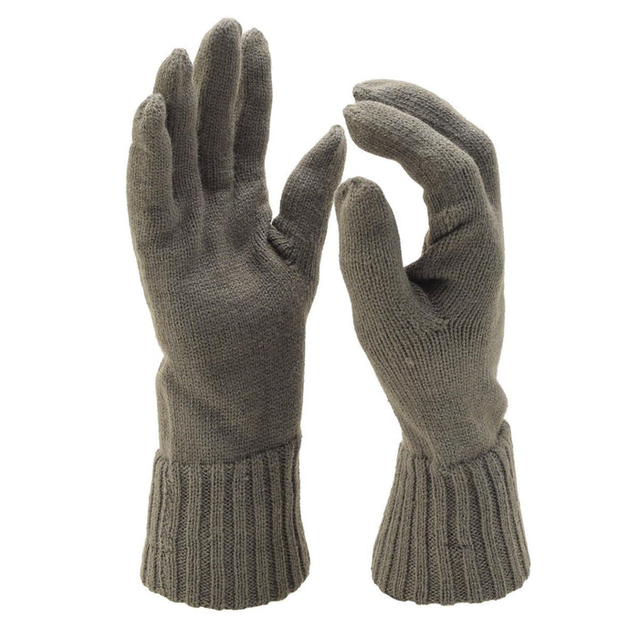 Originele Oostenrijkse legerwollen handschoenen warmer winter bruin outdoor gebreid NIEUW - GoMilitar