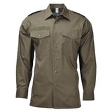 Originele Oostenrijkse militaire strijdkrachten Olive shirts Field Classic Service Nieuw
