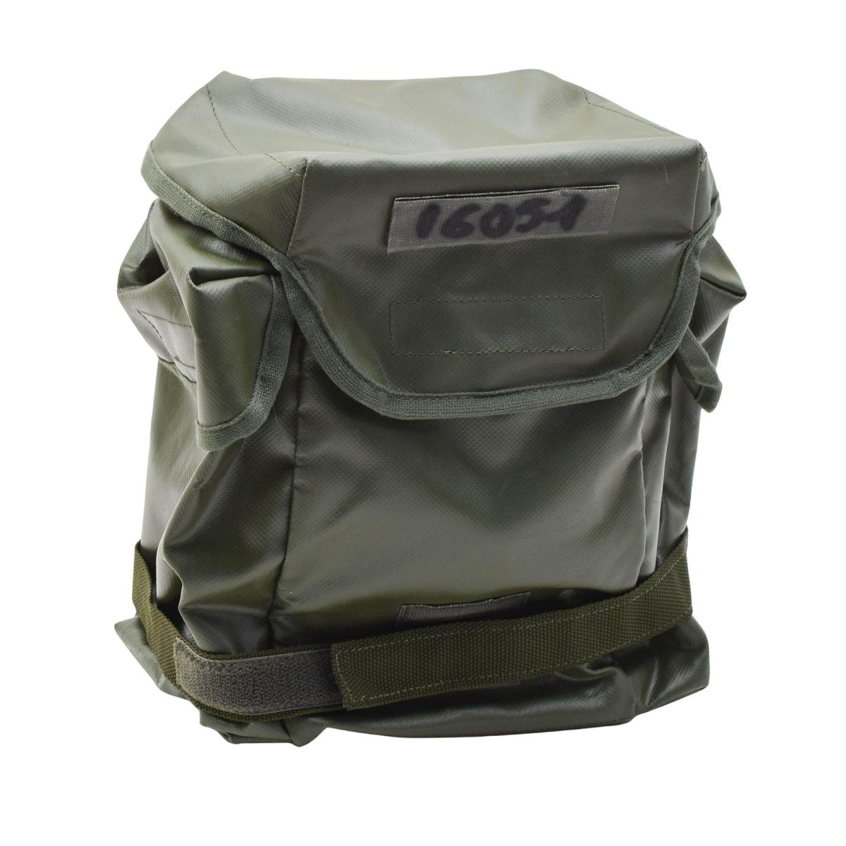 Originele Oostenrijkse militaire Drager-gasmaskerset Militair verzamelobject Olijf