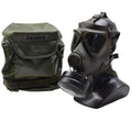 Originele Oostenrijkse militaire Drager-gasmaskerset Militair verzamelobject Olijf