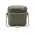Originele Oostenrijkse militaire puinhoopkit aluminium olijf wandel camping kookgerei set