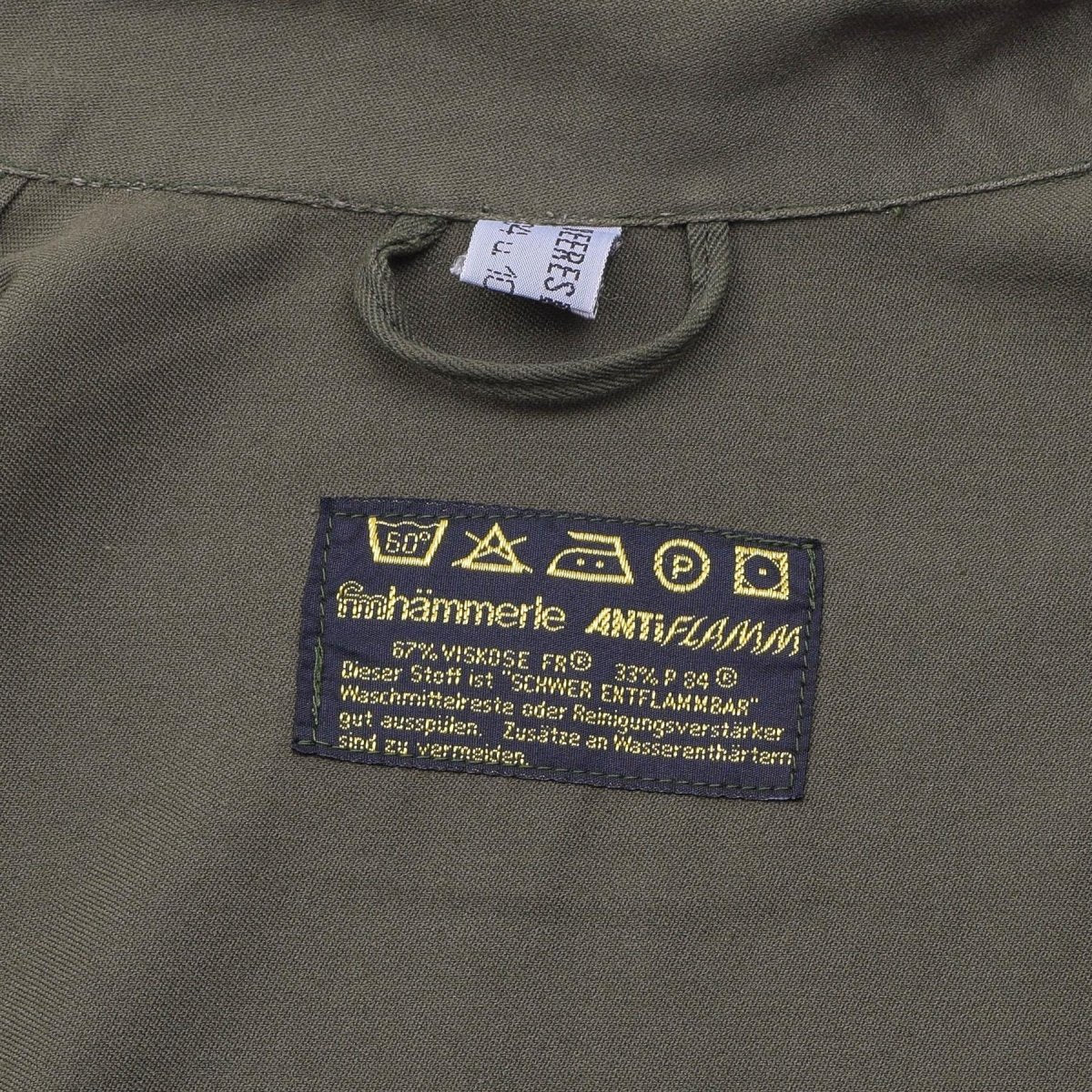 Originele Oostenrijkse militaire olijf met lange mouwen shirt jurk casual lichtgewicht nieuw