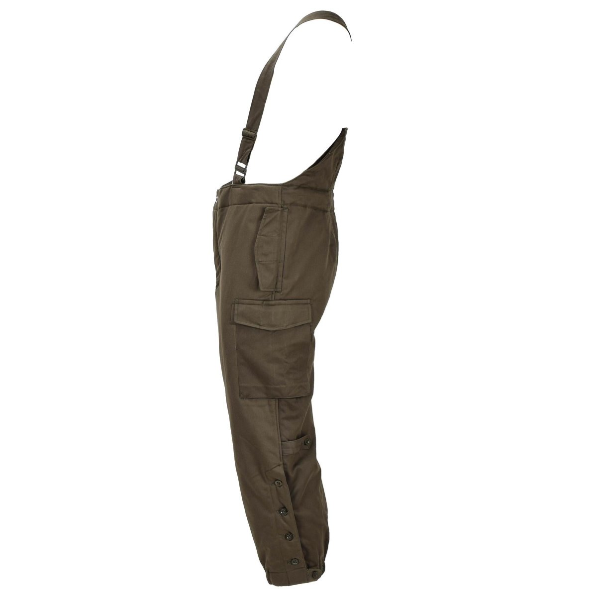 Originele Oostenrijkse militaire winterbroek geïsoleerd waterafstotend olijf