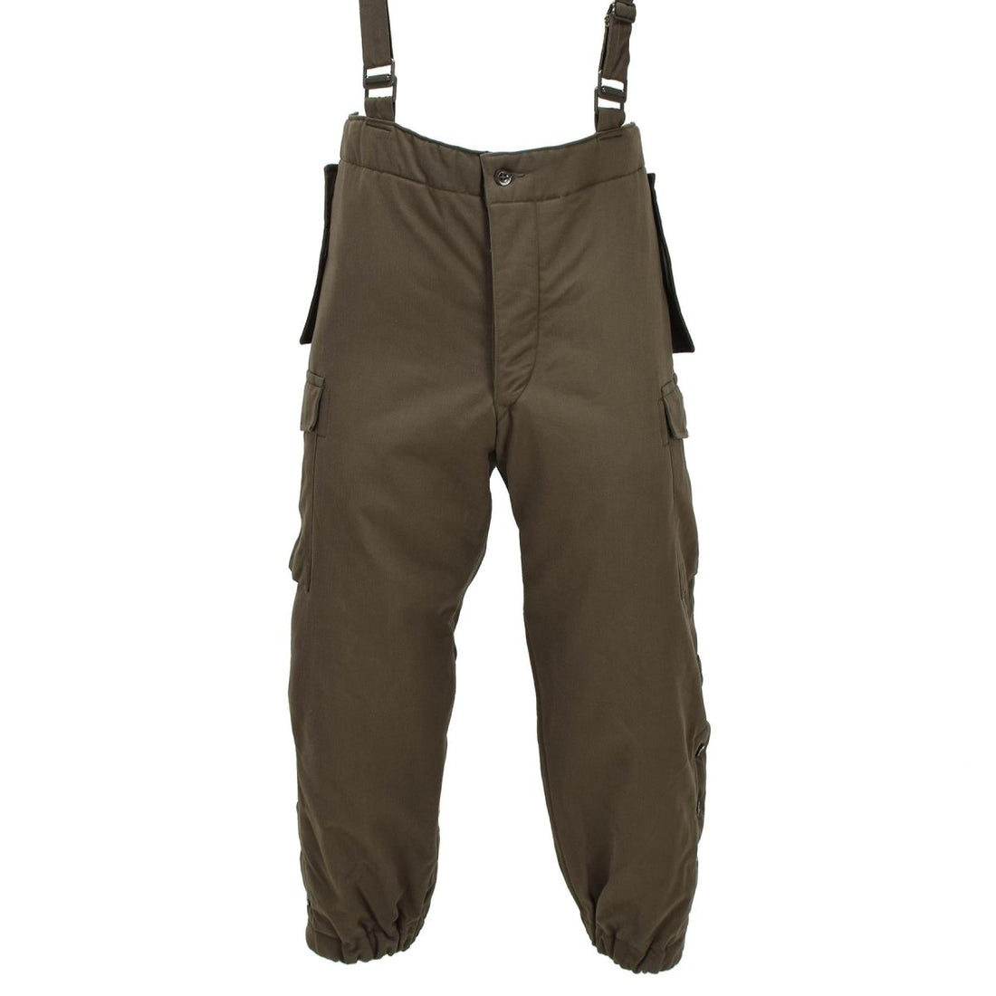 Originele Oostenrijkse militaire winterbroek geïsoleerd waterafstotend olijf
