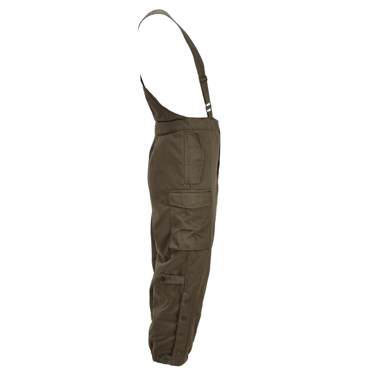 Originele Oostenrijkse militaire winterbroek geïsoleerd waterafstotend olijf