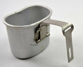 Origineel Belgisch leger Canteen Cup Mok Mess Aluminium Pot Bushcraft zoals US M1910