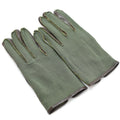 Originele Belgische legergevechtshandschoenen WWII -stijlhandschoenen Nylon Leather Olive Nieuw
