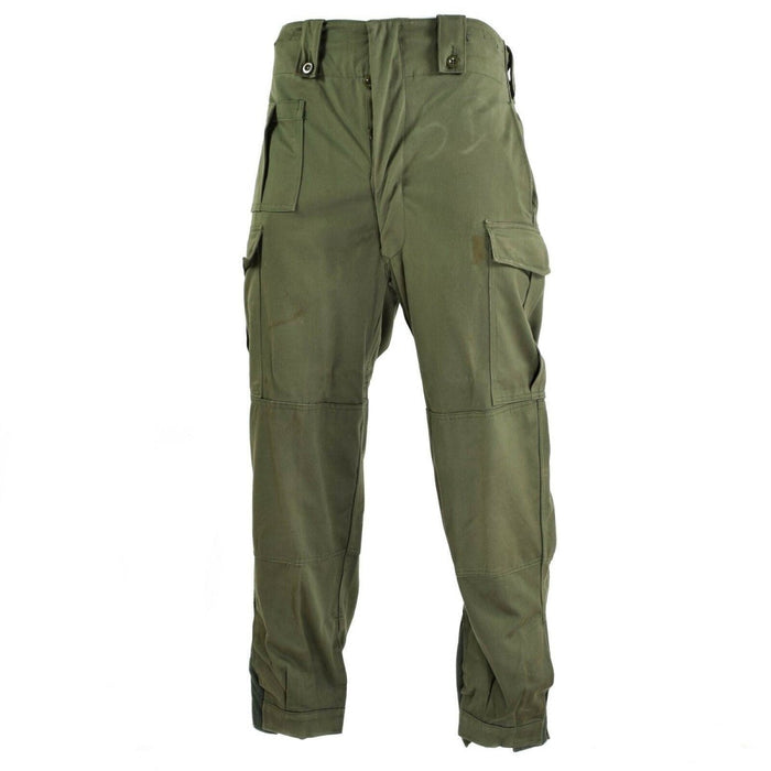 Originele Belgische leger veldgevechtsbroek M65 olijfgroene militaire broek surplus - GoMilitar