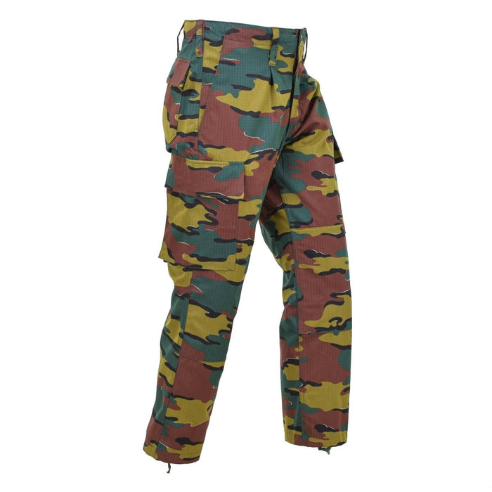 Originele veldgevechtbroek van het Belgische leger Ripstop puzzelcamouflagebroek NIEUW - GoMilitar