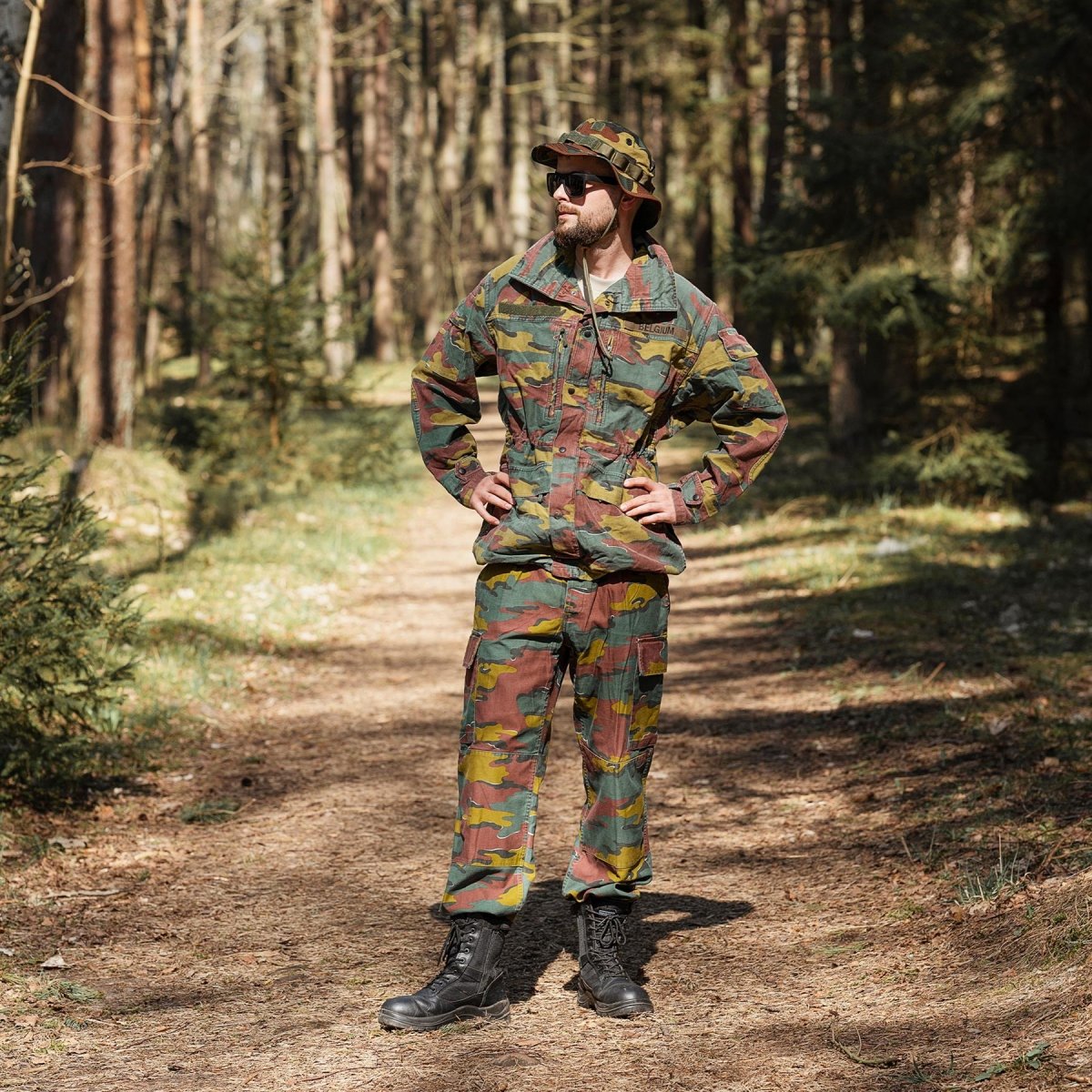 Origineel Belgisch leger Militaire gevechten M90 Field Pants Jigsaw broek Surplus