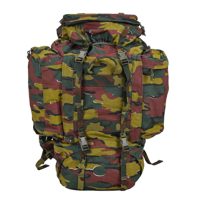 Originele Belgische militaire 120L tactische rugzak puzzel camo waterdichte tas NIEUW - GoMilitar
