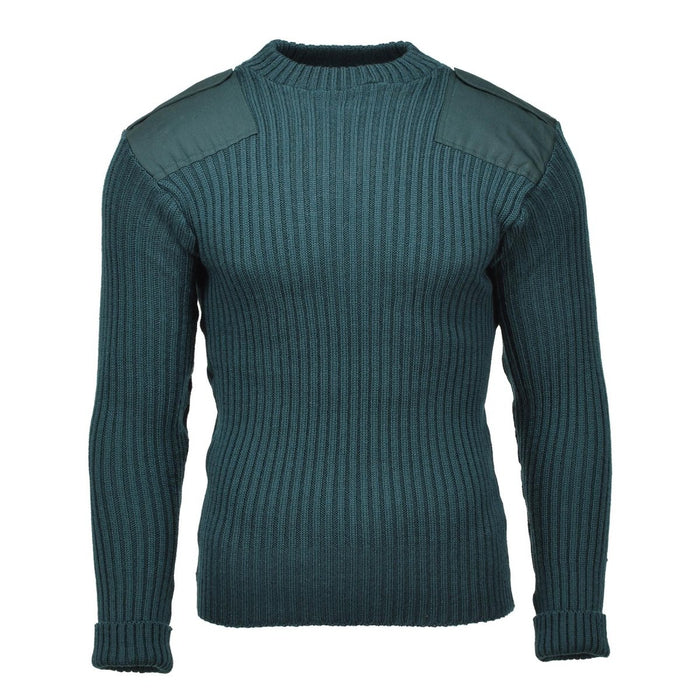 Originele Belgische Militaire commando pullover warme gebreide wollen trui groen NIEUW - GoMilitar