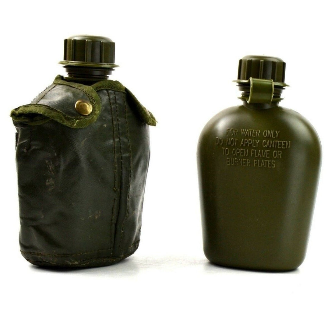 Originele Belgische Militaire M1 Waterkantine W Cover Field Gear Fles Olijf