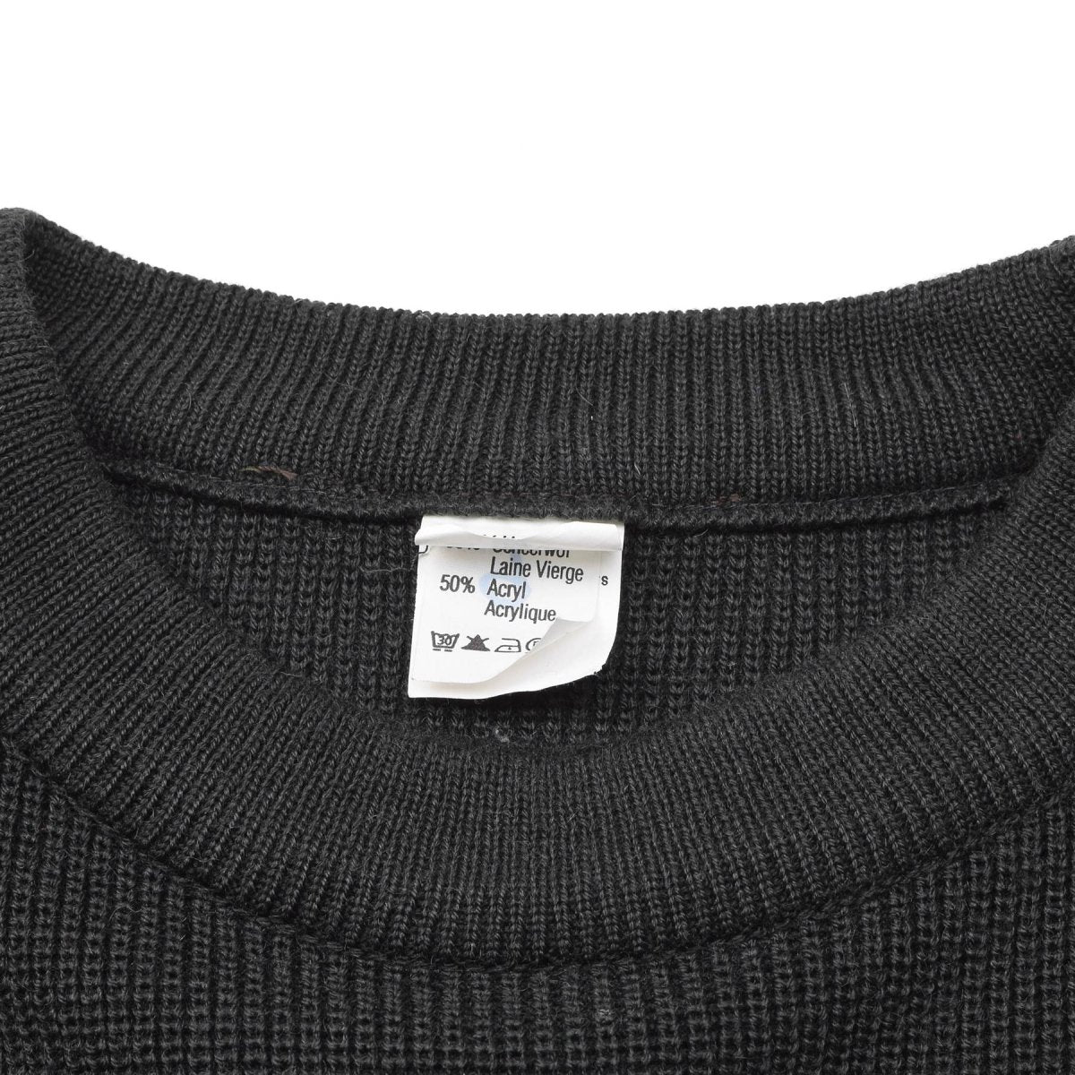 Originele Belgische militaire trui wol Donker groen warm ademende pullover nieuw