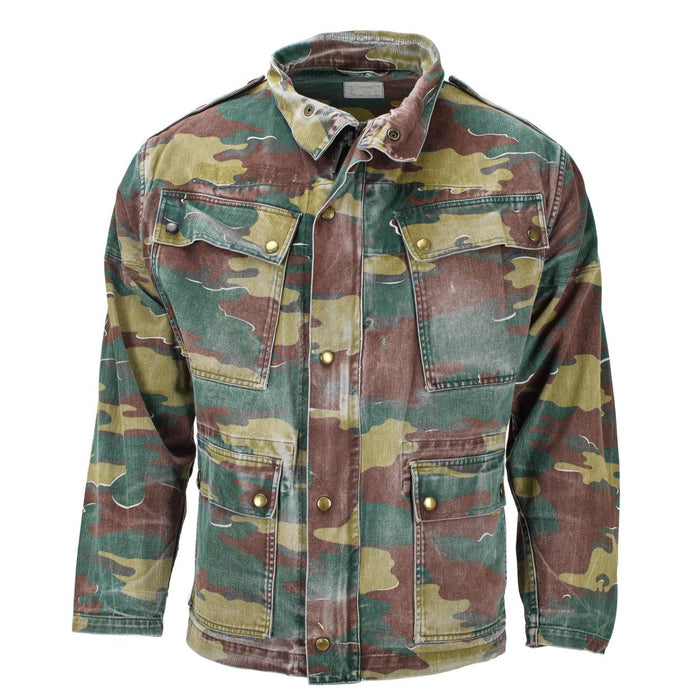 Origineel België Militair M56 puzzel camouflagejack veldgevechtstroepen leger - GoMilitar