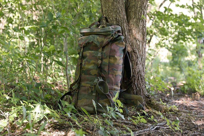 Originele België militair tactisch veld rugzak grote 110l wandelcampingtas