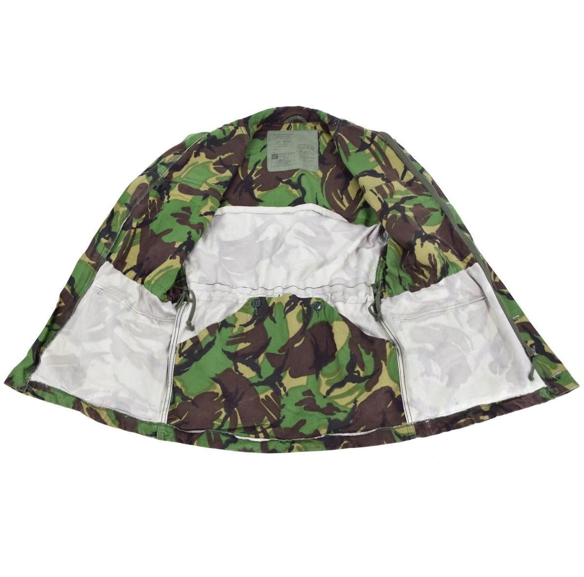 Originele Britse legerjack BDU Combat Smock Cold Weather Parka Militair probleem