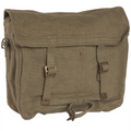Originele Britse leger M37 schoudertas Canvas Field Haversack Pack kaki