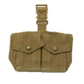 Origineel British Army M37 Webbing Cartridge Pouch Double Magazine Pouch Khaki