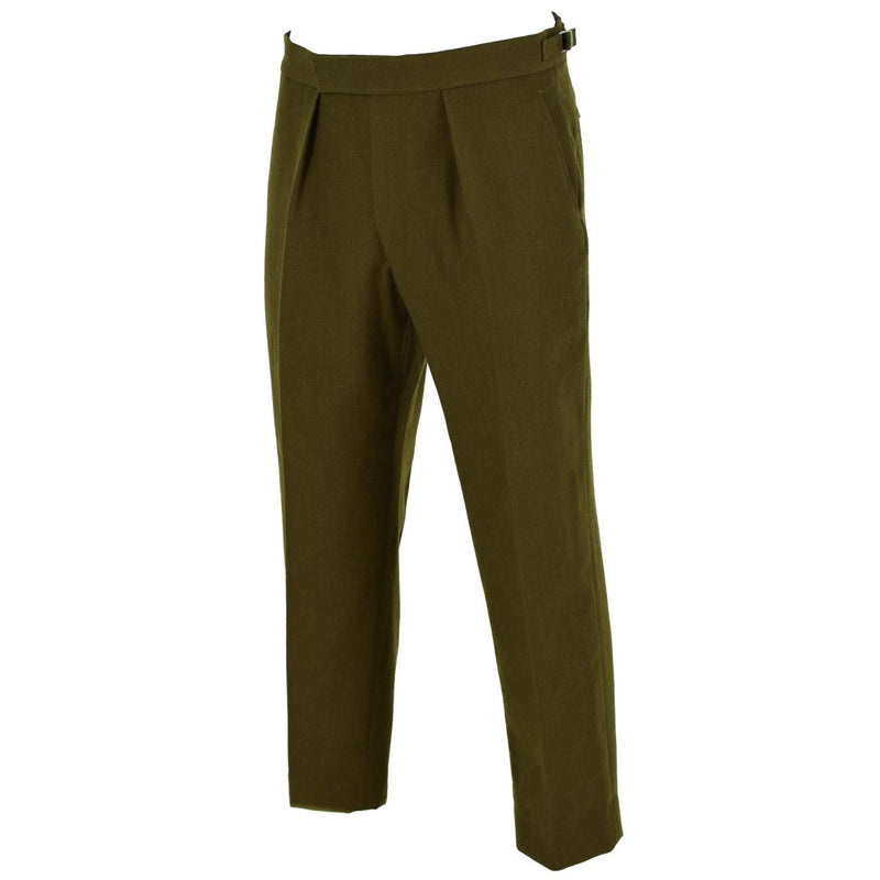 Original British army official uniform pants OD parade trousers military issue - GoMilitar
