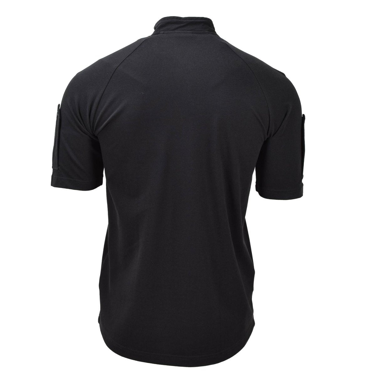 Originele Britse leger politie tactische t-shirts korte mouw zip-zwart nieuw