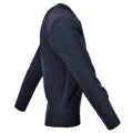 Originele Britse ex-police service pullover commando jumper blauwe v-hals trui