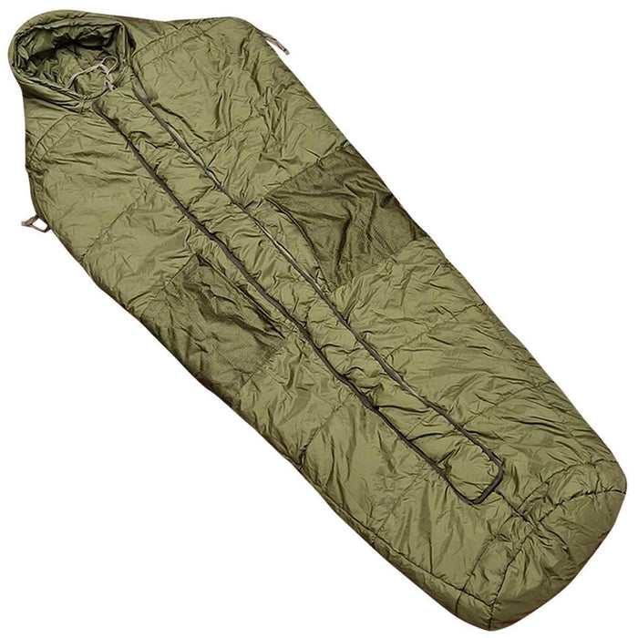 Originele Britse Militaire Arctic Winterslaapzak Mummievorm Design Olijfgroen - GoMilitar