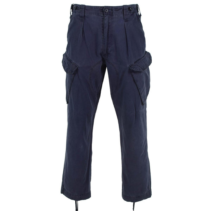 Originele Britse militaire cargobroek Royal Navy werkbroek blauwe kleur - GoMilitar