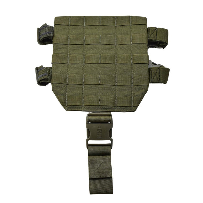 Original British Military drop leg platform pouch molle compatible army Olive - GoMilitar