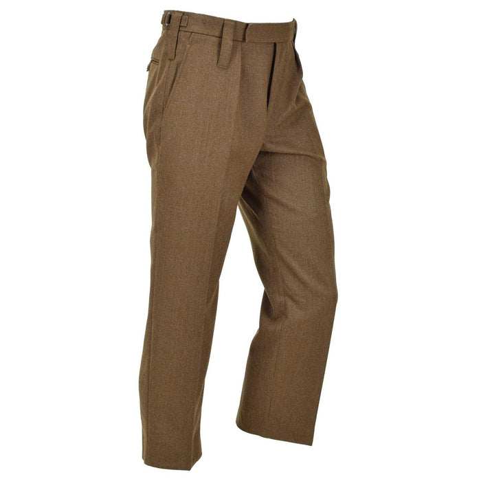 Originele Britse militaire formele broek wollen uniformbroek bruin - GoMilitar