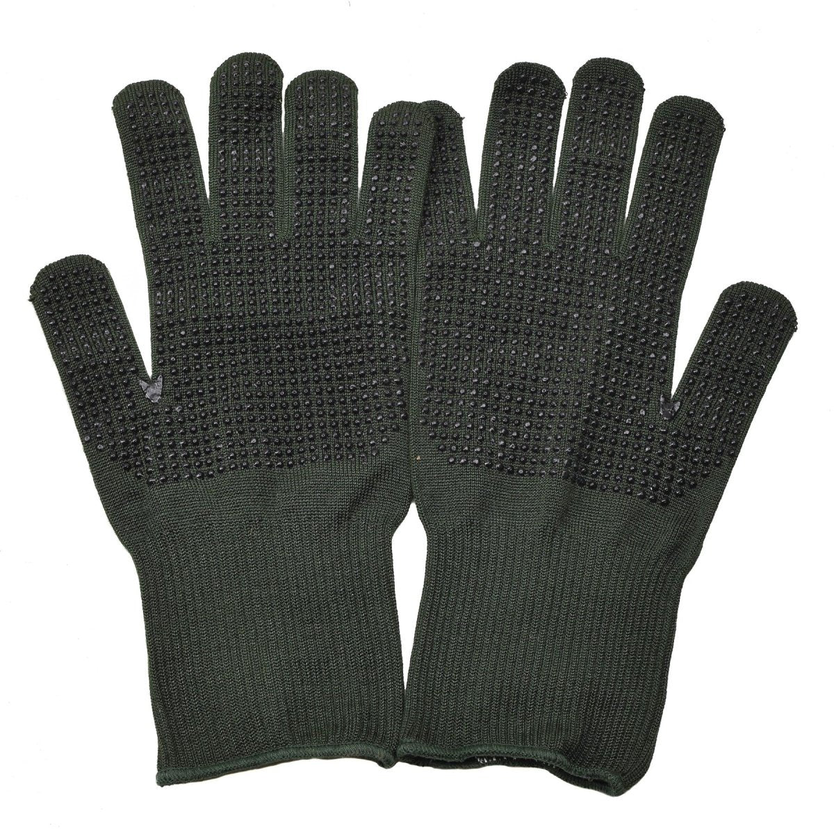 Originele Britse militaire handschoenen anti slip palmen nomex aramid vezel groen nieuw