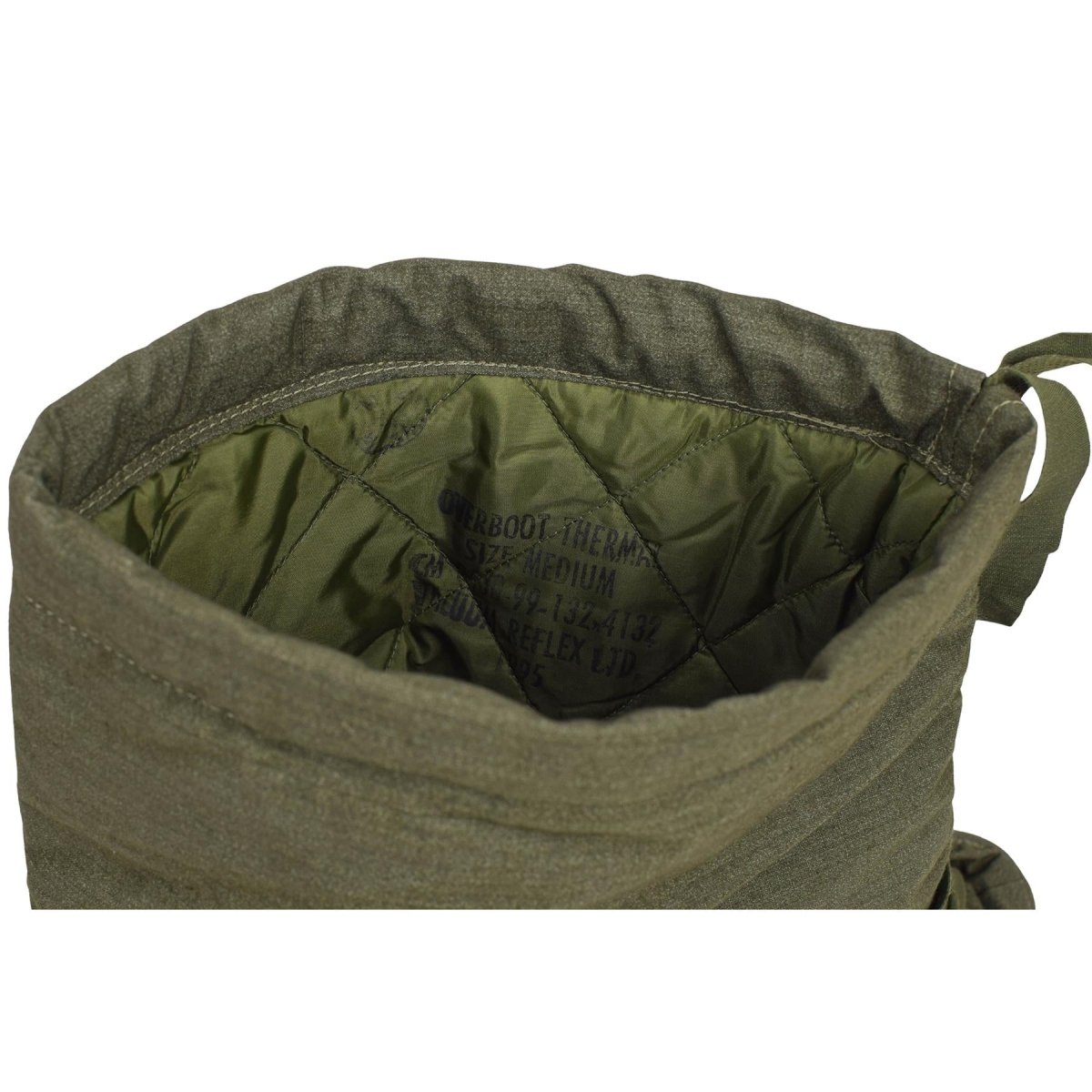 Originele Britse militaire thermische overschoenen, waterafstotende antislipzool, olijfgroen