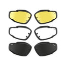 Original British Military V12 Protective Goggles Interchangeable Lenses Black - GoMilitar