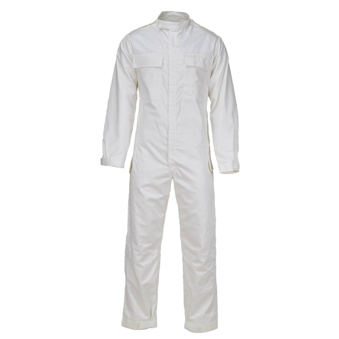 Originele Britse militaire witte overall jumpsuit lichtgewicht ruime pasvorm NIEUW - GoMilitar