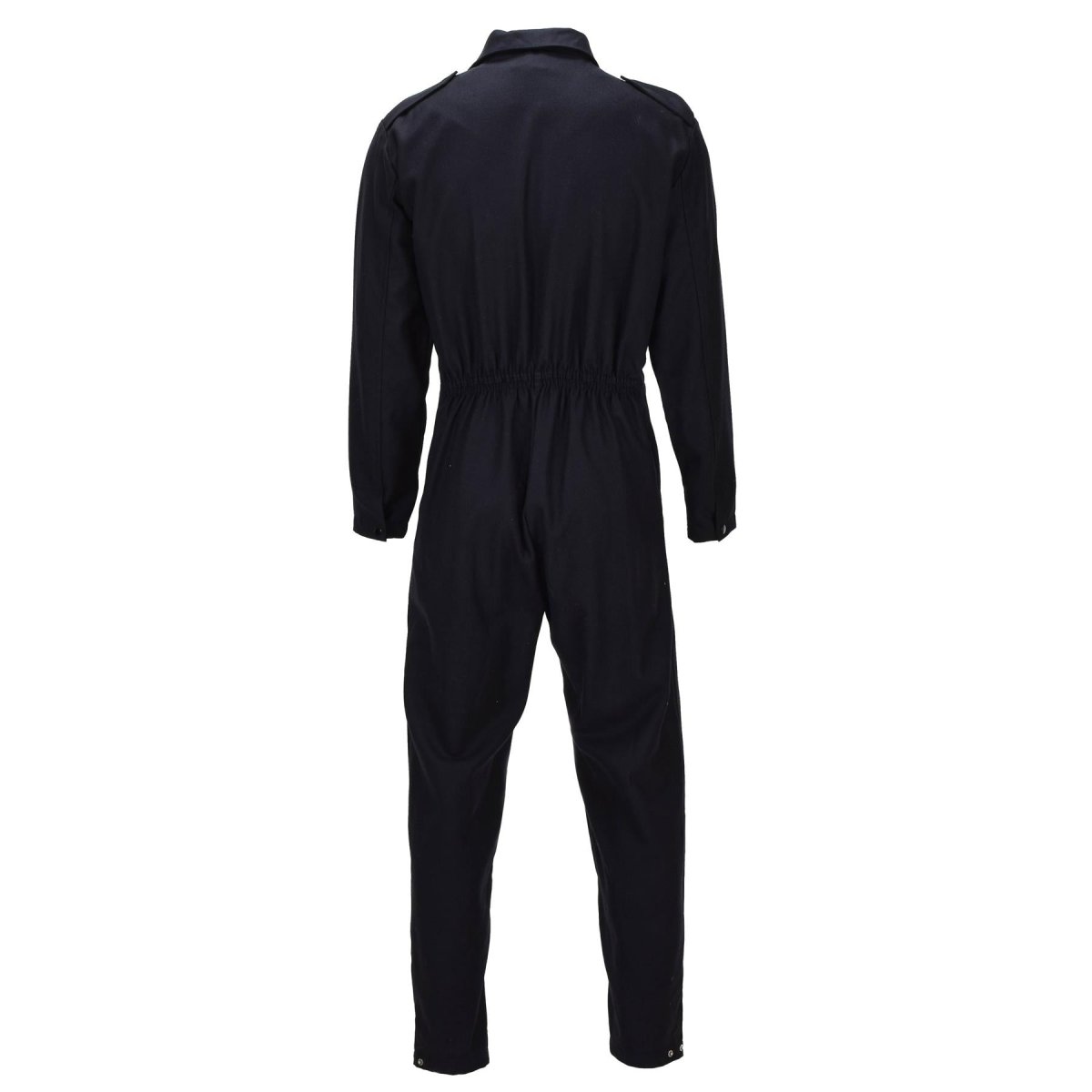 Originele Britse militaire wollen overall met ritssluiting en knoopsluiting zwart