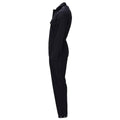 Originele Britse militaire wollen overall met ritssluiting en knoopsluiting zwart