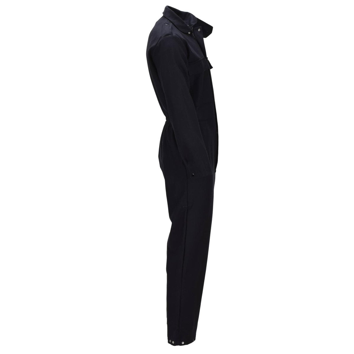 Originele Britse militaire wollen overall met ritssluiting en knoopsluiting zwart