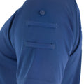 Origineel Britse politie T-shirt blauw ademend materiaal voor zip bewaker shirt vooraan