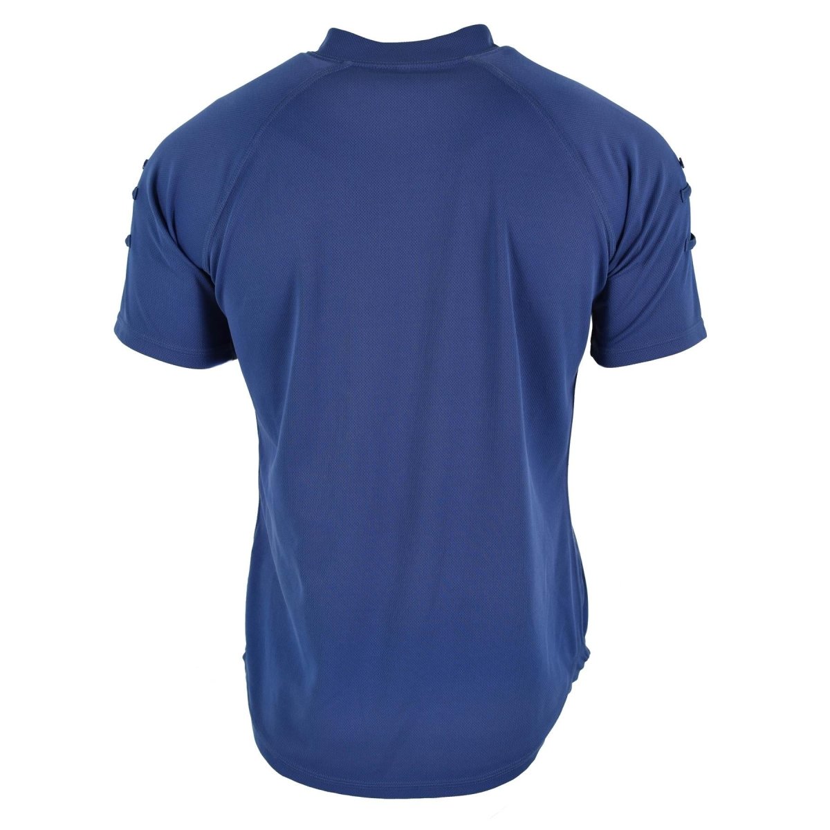 Origineel Britse politie T-shirt blauw ademend materiaal voor zip bewaker shirt vooraan
