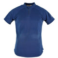 Origineel Britse politie T-shirt blauw ademend materiaal voor zip bewaker shirt vooraan