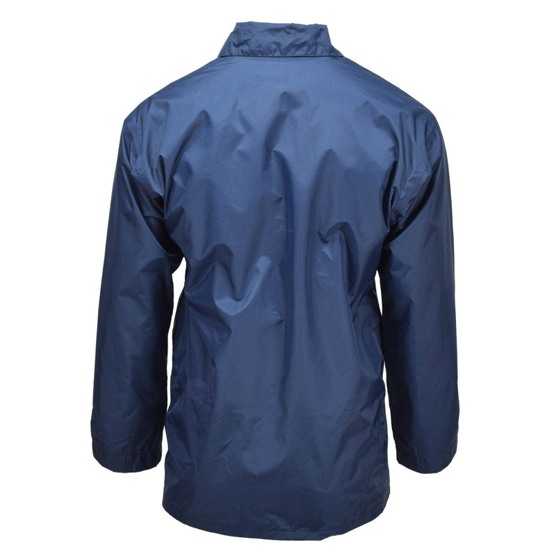 Originele Britse RAF -jas Waterdicht vies Parka Lined Raincoat Blue